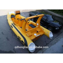RIB520 boat with ce consol inflatable boat rowing boat china RIB520 boat